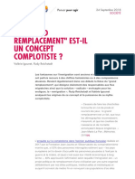 Le Grand Remplacement Est-Il Un Concept Complotiste ?