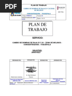 PLAN DE TRABAJO - Cambio de Bombas de Baja 23 y 24 PDF