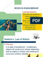 2.9 Forces in Equilibrium: Learning Outcome