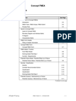 Fmea Handbook Concept and Design PDF