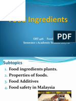 ERT 426 Food Engineering Semester 1 Academic Session 2017/18