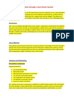 LAB 2: Air Recirculation Through A Duct-Room System: Description of Apparatus