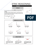 Geometric Reasoning Notes For Year 7