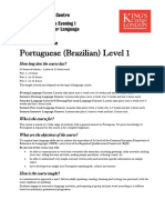 Portuguese Language (PT-BR) Level 1