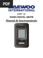 MANUAL Radio DAEWOO PDF