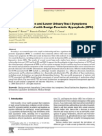 Sexual Dysfunction and Lower Urinarytract Symptoms (Luts) Associated With Benign Prostatic Hyperplasia (BPH)