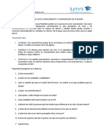 Cuestionario de Auto Conocimiento y Comprension de Si Mismo