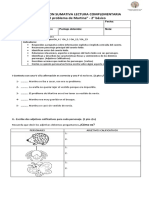 Prueba de Lenguaje y Comunicación El Problema de Martina 2° Básico