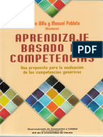 Aprendizaje Basado en Competencias Villa y Poblete