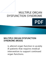 Multiple Organ Dysfunction Syndrome