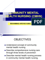 Community Mental Health Nursing (CMHN)