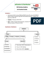 Sterilization Disinfection