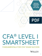 CFA Level I Quick Sheet PDF