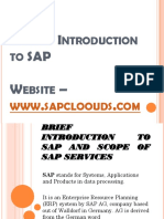 Introduction To SAP