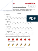 Fichas - de - Pra-Secuencia Numérica 3º Primaria-Prof Leonel