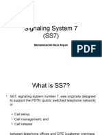 Signaling System 7 (SS7) : Muhammad Ali Raza Anjum