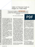 AWS Welding Journal - The Formation of Chevron Crack in Submerged Arc Weld Metal (212-S-July-1982)