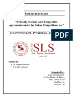 Competition Law: Anti Competitive Agreements