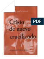 Kazantzakis, Nikos - Cristo de Nuevo Crucificado