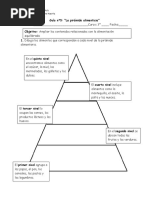 3° Guía N°5 La Pirámide de Alimentos