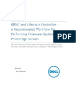 Idrac and Lifecycle Controller - A Recommended Workflow For Performing Firmware Updates On Poweredge Servers