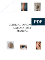 Clinical Sciences Diagnosis Laboratory Manual July 2008