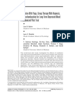 Meditation With Yoga, Group Therapy With Hypnosis, and Psychoeducation For Long-Term Depressed Mood: A Randomized Pilot Trial