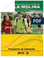 Prospecto de Admisión - Unalm 2012 II