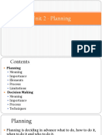 Unit 2 - Planning