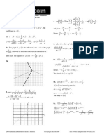 Itute 2009 Mathematical Methods Examination 1 Solutions