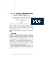 Optimization in The Shortest Path First Computation For The Routing Software GNU Zebra