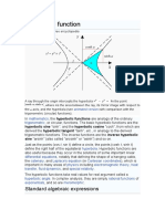 Hyperbolic Function