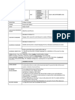 Lesson Plan On What Is RED? Form 2