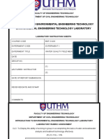 Introduction To Environmental Engineering Technology Environmental Engineering Technology Laboratory