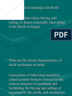 What Is A Stock Exchange All About? The Institution Where Buying and Selling of Shares Essentially Takes Place Is The Stock Exchange