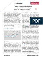 Means To Optimize Protein Expression in Transgenic Plants: Sciencedirect