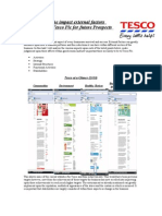 Evaluation of The Impact External Factors Could Have On Tesco PLC For Future Prospects