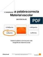 Mayúsculas - Rodea La Palabra Correcta - Material Escolar