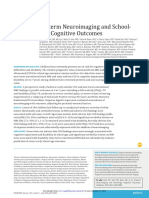 Neuroimagenes en Preterminos y Rendimiento Escolar