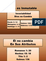 Dios Inmutable