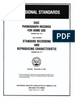 RIAA Vinyl Records Specification