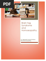 The Brain Fag Syndrome and Homoeopathy