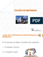 Constitución de Empresas - 201501