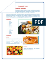 Ensalada de Frutas