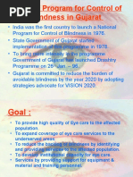 National Program For Control of Blindness in Gujarat