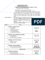 Courseoutline - EQT221 (STUDENTversion)