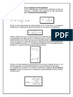 Conductividad Hidráulica o Coeficiente de Permeabilidad