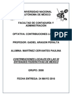 Contribuciones Locales en México 