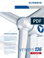 Vensys: Technical Data