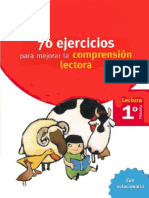 70 Ejercicios de Comprensión Lectora Con Solucionario